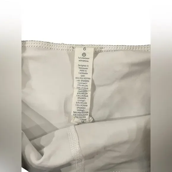 Lululemon Pleat to Street II Pleated Skirt Pickle Ball, Tennis, Golf- Size 6 - Picture 9 of 10